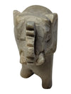 Lot of Five Carved Stone Elephant Figurines