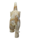 Lot of Five Carved Stone Elephant Figurines