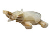 Lot of Five Carved Stone Elephant Figurines