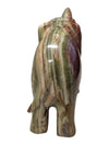 Lot of Five Carved Stone Elephant Figurines