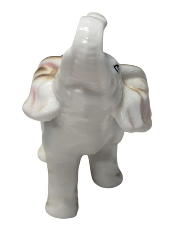 Pair of Fine China Porcelain Elephant Figurines
