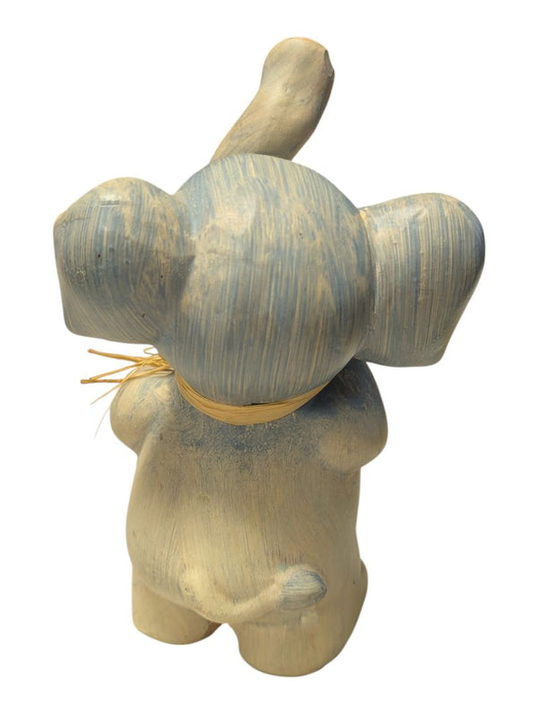 Lot of Three Decorative Elephant Figurines – Ceramic and Painted Finish