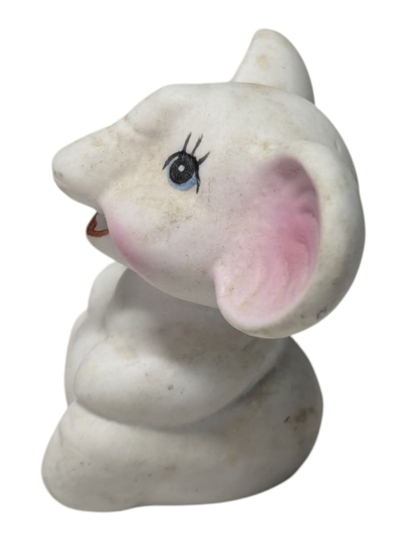 Lot of Three Decorative Elephant Figurines – Ceramic and Painted Finish