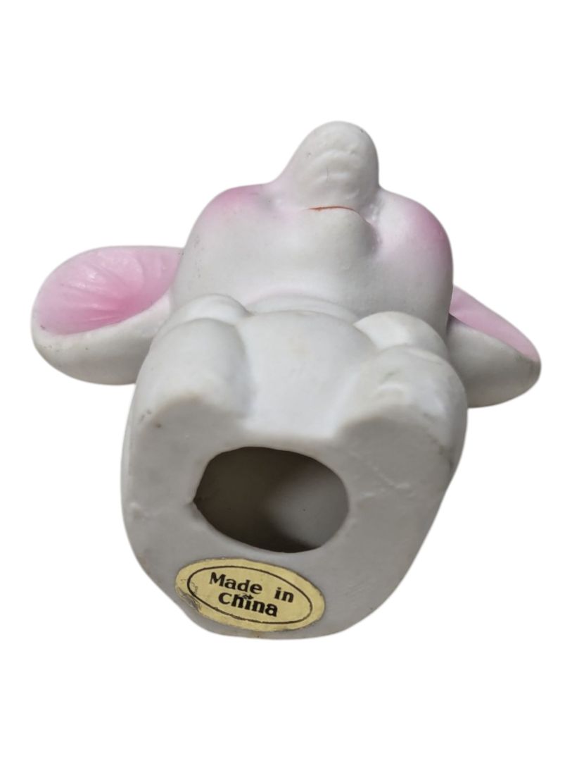 Lot of Three Decorative Elephant Figurines – Ceramic and Painted Finish