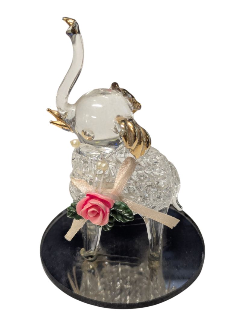 Lot of Three Decorative Elephant Figurines