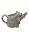 Lot of Two Decorative Elephant Figurines – Ceramic Creamer & Porcelain Figurine