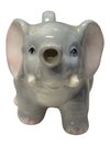 Lot of Two Decorative Elephant Figurines – Ceramic Creamer & Porcelain Figurine