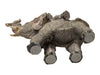 Lot of Two Decorative Elephant Figurines – Resin "Tuskers" Family Statues