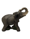 Lot of Two Decorative Elephant Figurines – Resin Statues