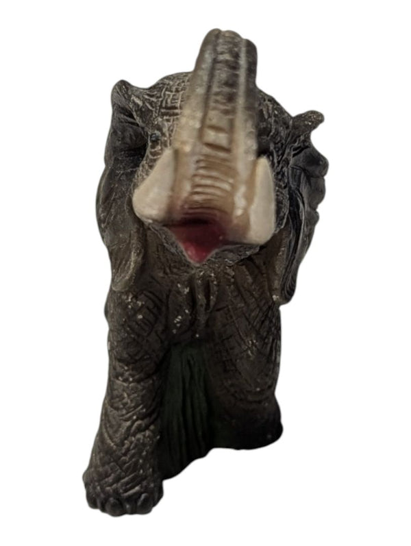 Lot of Two Decorative Elephant Figurines – Resin Statues