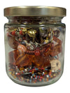 Amber Mosaic Jar – Assorted Costume Jewellery Collection