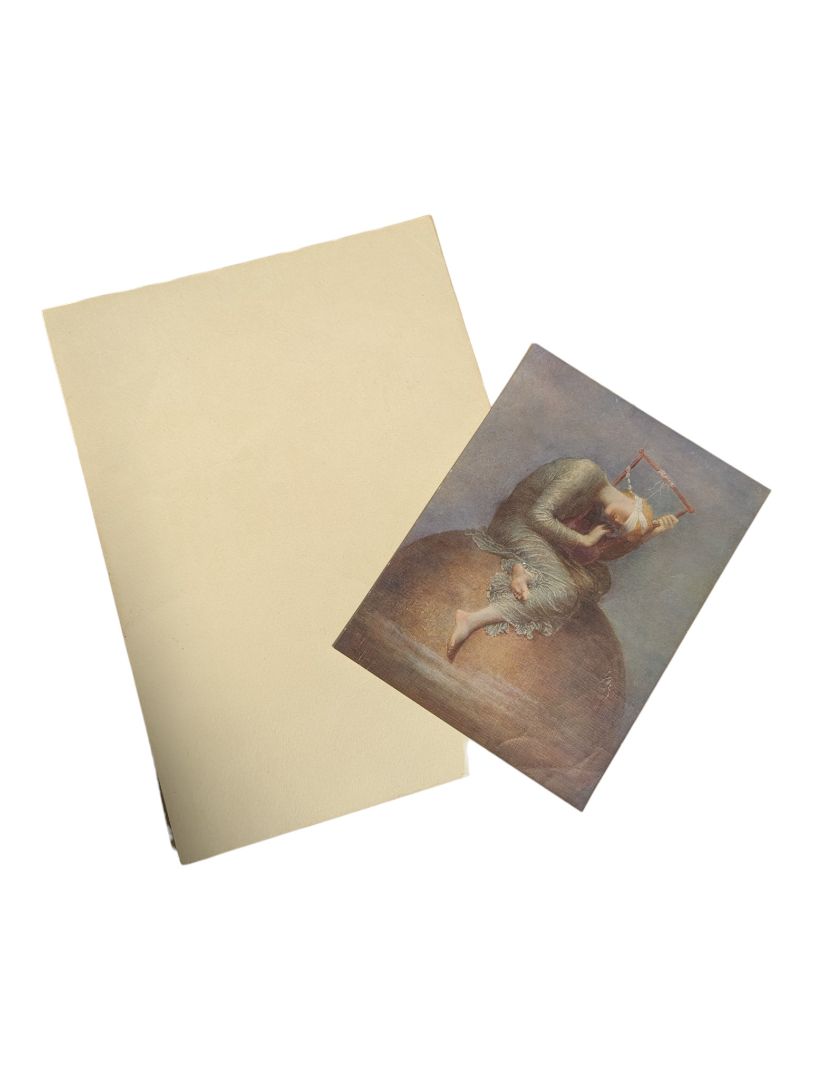 Vintage “Hope” Art Print After George Frederic Watts – Unframed
