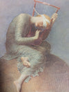 Vintage “Hope” Art Print After George Frederic Watts – Unframed