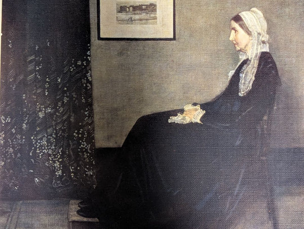 Vintage “Whistler’s Mother” Art Print After James McNeill Whistler – Unframed