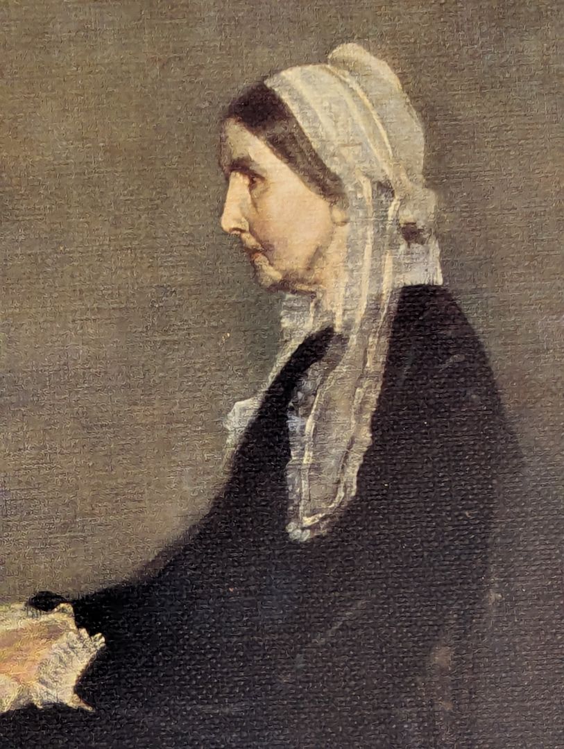 Vintage “Whistler’s Mother” Art Print After James McNeill Whistler – Unframed