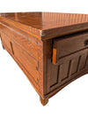 Oak Lift-Top Coffee Table with Four Drawers & Hidden Storage