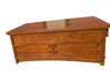 Oak Lift-Top Coffee Table with Four Drawers & Hidden Storage