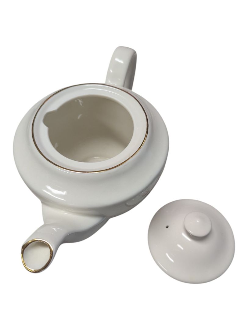 Royal Oak Rose Floral Porcelain Teapot with Lid
