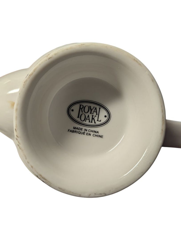 Royal Oak Rose Floral Porcelain Teapot with Lid