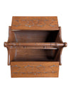 Vintage Wood Sewing / Knitting Stand with Folding Storage Compartments