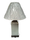 Asian-Inspired Ceramic Table Lamp with New Shade