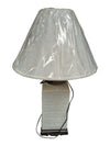 Asian-Inspired Ceramic Table Lamp with New Shade