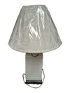 Asian-Inspired Ceramic Table Lamp with New Shade