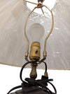 Asian-Inspired Ceramic Table Lamp with New Shade