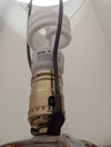 Vintage Porcelain Amphora Table Lamp with Shade
