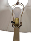 Vintage Marble-Style Column Table Lamp