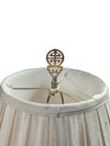 Vintage Marble-Style Column Table Lamp