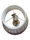 Vintage Marble-Style Column Table Lamp