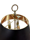 Vintage Brass Bouillotte-Style Three-Light Table Lamp