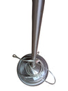 Vintage Pewter-Tone Urn Style Floor Lamp