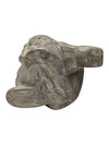 Signed “Thory Canada” Inuit-Style Hunter with Harpoon Sculpture