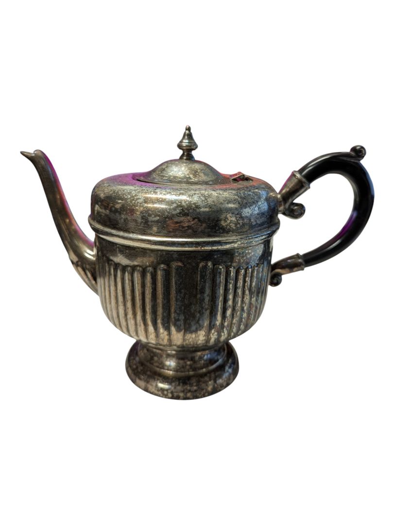 E.P. Copper Viking Plate Silver-Plated Teapot