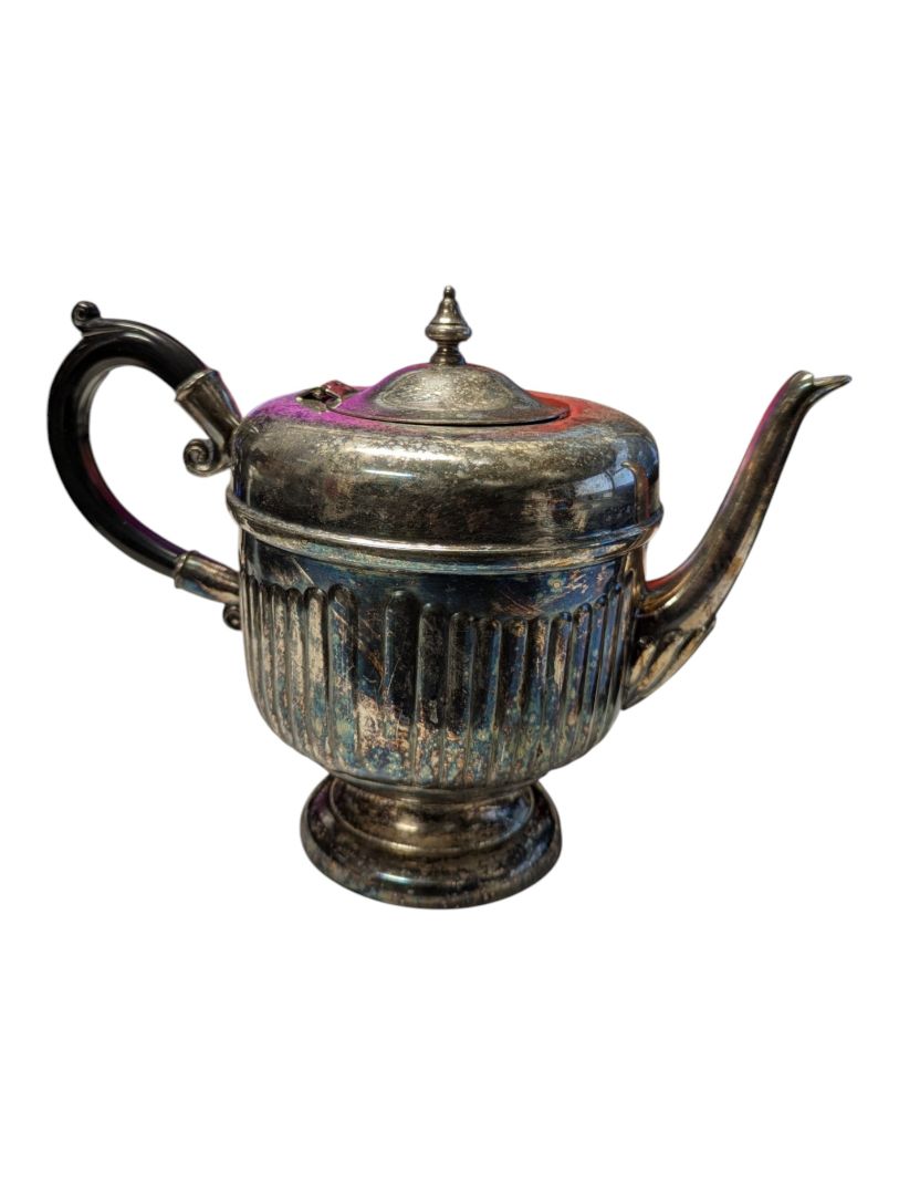 E.P. Copper Viking Plate Silver-Plated Teapot