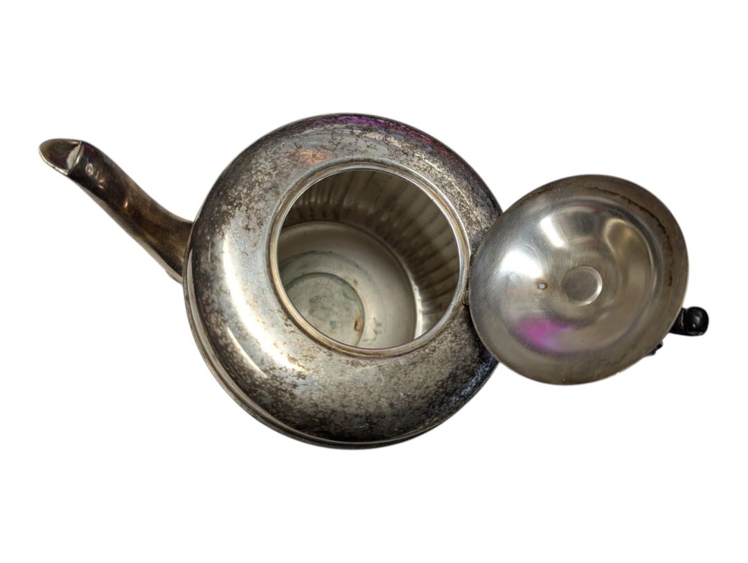 E.P. Copper Viking Plate Silver-Plated Teapot