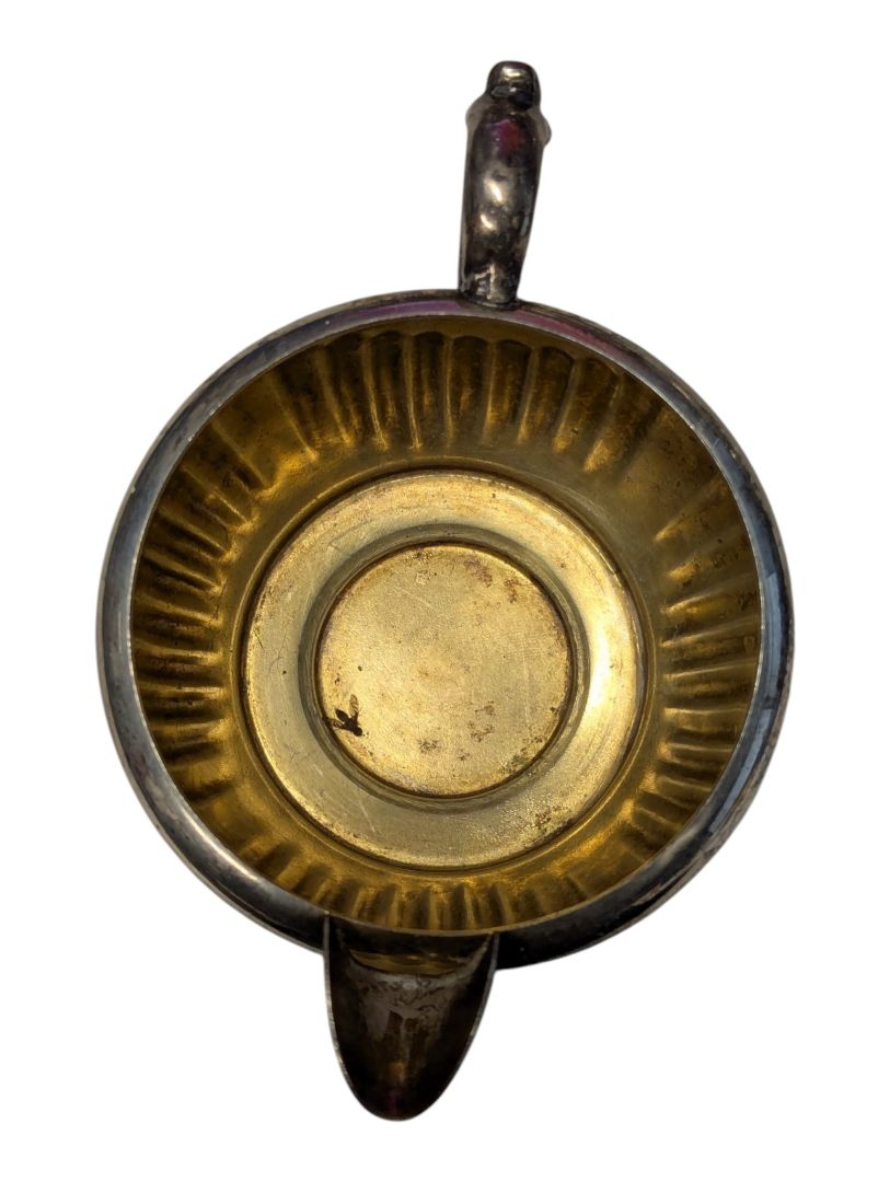 Viking Plate E.P. Copper Cream & Sugar Set with Tray