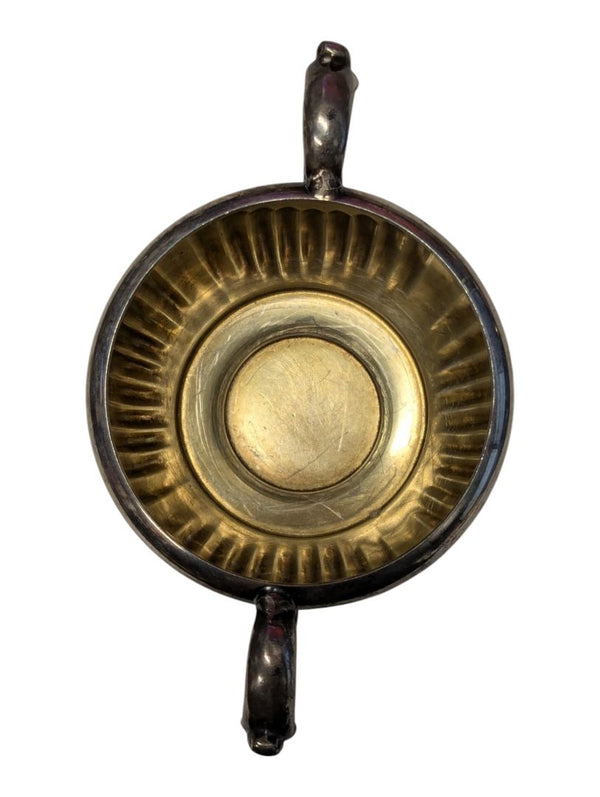 Viking Plate E.P. Copper Cream & Sugar Set with Tray