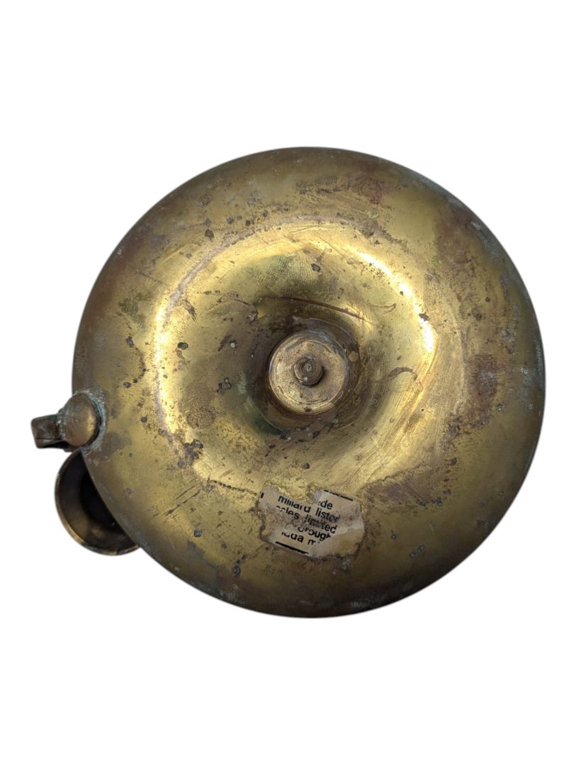 Vintage Brass Chamberstick Candle Holder with Snuffer