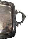 Old English Reproduction Silver-Plated Serving Tray