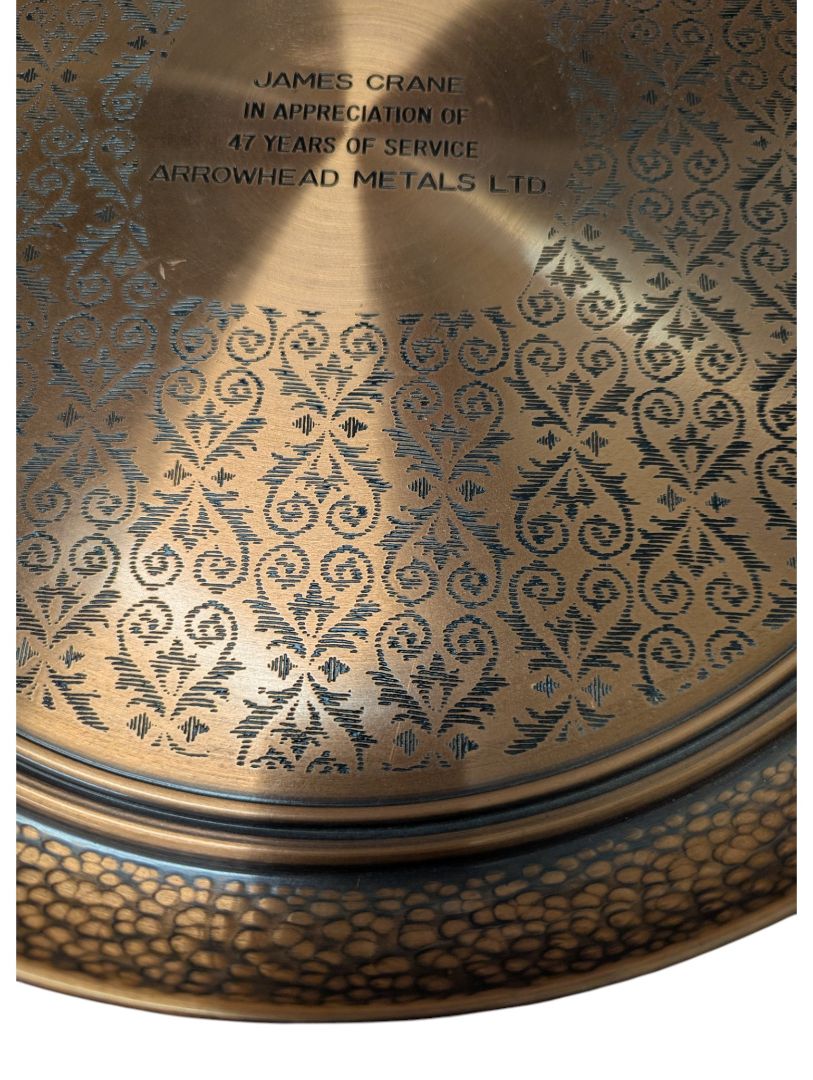 Vintage Old English Reproduction Silver-Plated Tray