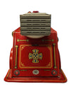 Vintage Modern Toys Japan Tin Litho Fire Truck