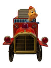 Vintage Modern Toys Japan Tin Litho Fire Truck