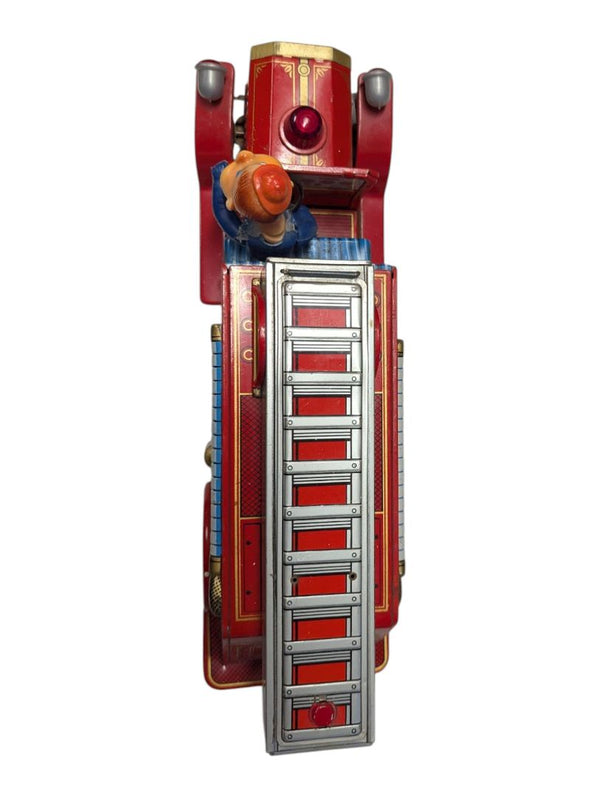 Vintage Modern Toys Japan Tin Litho Fire Truck