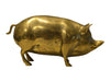 Vintage Solid Brass Pig Figurine