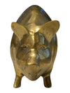 Vintage Solid Brass Pig Figurine