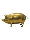 Vintage Solid Brass Pig Figurine