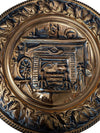 Vintage Coppercraft Guild Colonial Fireplace Wall Plate